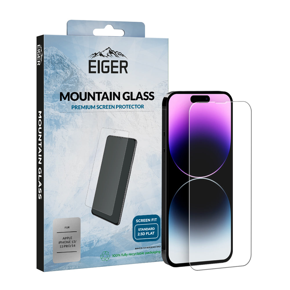 Eiger Mountain Glass 2.5D Screen Protector for Apple iPhone 13 / 13 Pro / 14