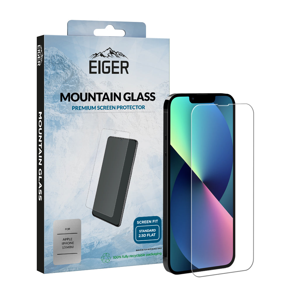 Eiger Mountain Glass 2.5D Screen Protector for Apple iPhone 13 Mini