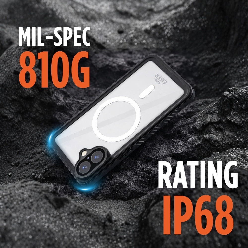 Eiger Avalanche MagSafe/Qi2 Case & Screen Protector