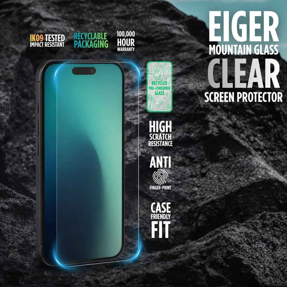 Eiger Mountain Glass CLEAR Screen Protector