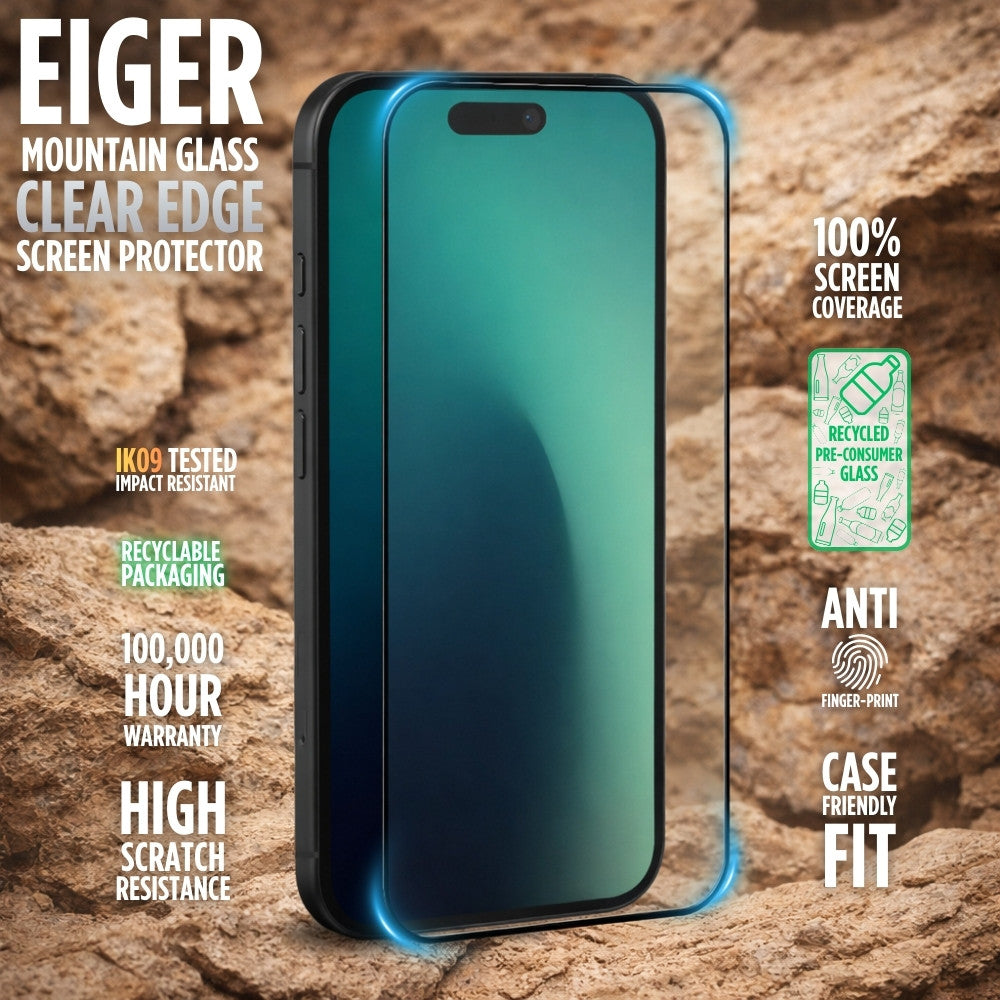 Eiger Mountain Glass CLEAR EDGE Screen Protector