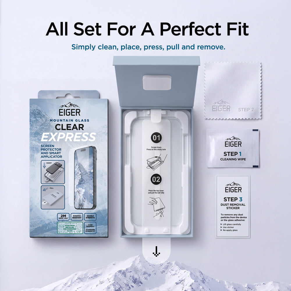 Eiger Mountain Glass CLEAR EXPRESS Screen Protector