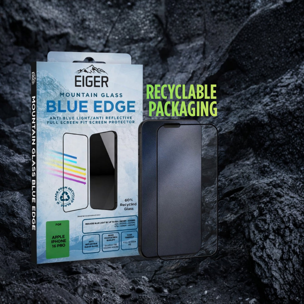Eiger Mountain Glass Blue EDGE Screen Protector