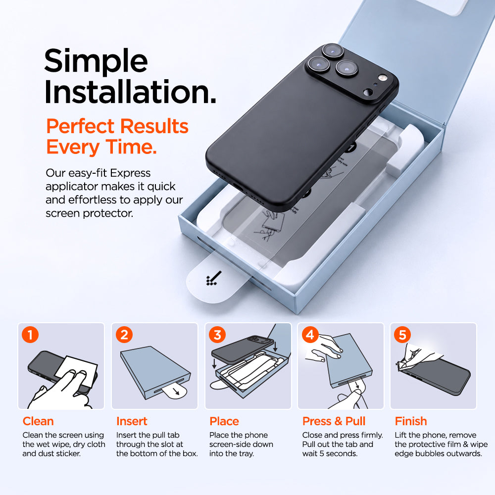 Eiger Mountain Glass Black EXPRESS Privacy Screen Protector
