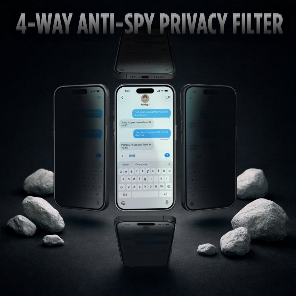 Eiger Mountain Glass Black Privacy EDGE 360 Screen Protector