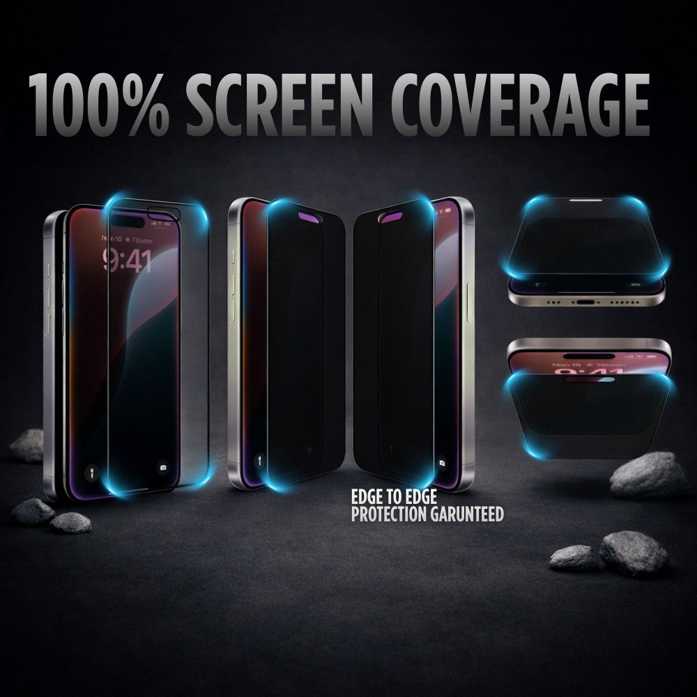 Eiger Mountain Glass Black Privacy EDGE 360 Screen Protector