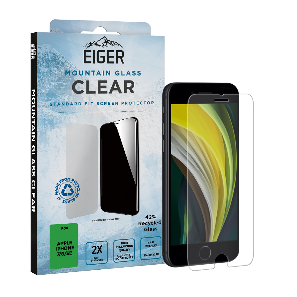 Eiger Mountain Glass CLEAR for Apple iPhone 7/8/SE