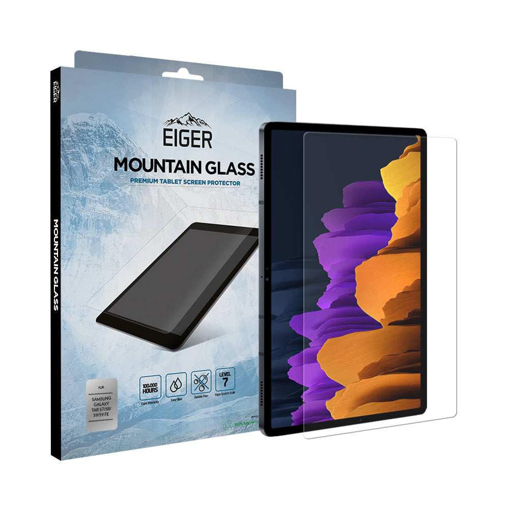 Eiger Mountain Glass CLEAR Tablet Screen Protector GRS for Samsung Galaxy Tab S11/ S10 Lite/ S10 FE/ S9 FE/ S9