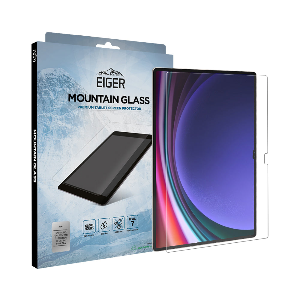 Eiger Mountain Glass Tablet 2.5D Screen Protector for Samsung Samsung Tab S10 Ultra/ S9 Ultra/ S8 Ultra