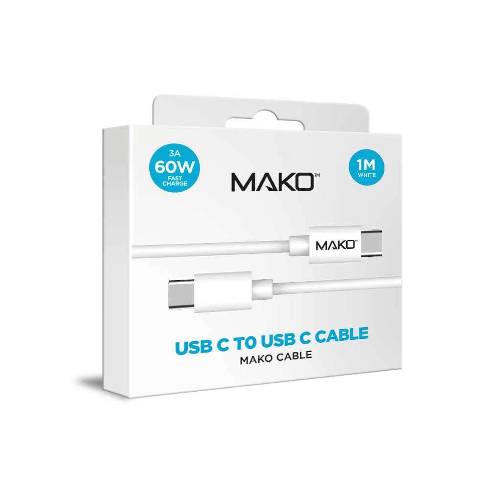 Mako USB-C to USB-C 60W USB 2.0 Cable