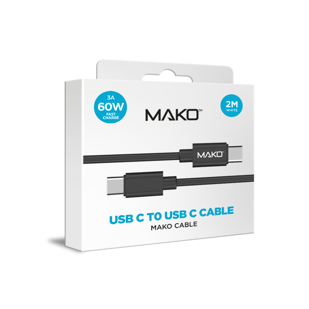 Mako USB-C to USB-C 60W USB 2.0 Cable