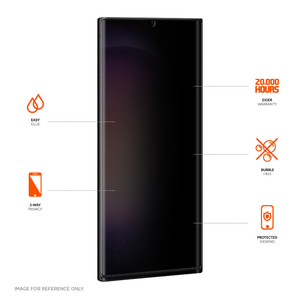 Eiger Mountain Black EDGE Privacy Screen Protector