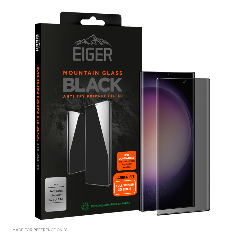 Eiger Mountain Black EDGE Privacy Screen Protector
