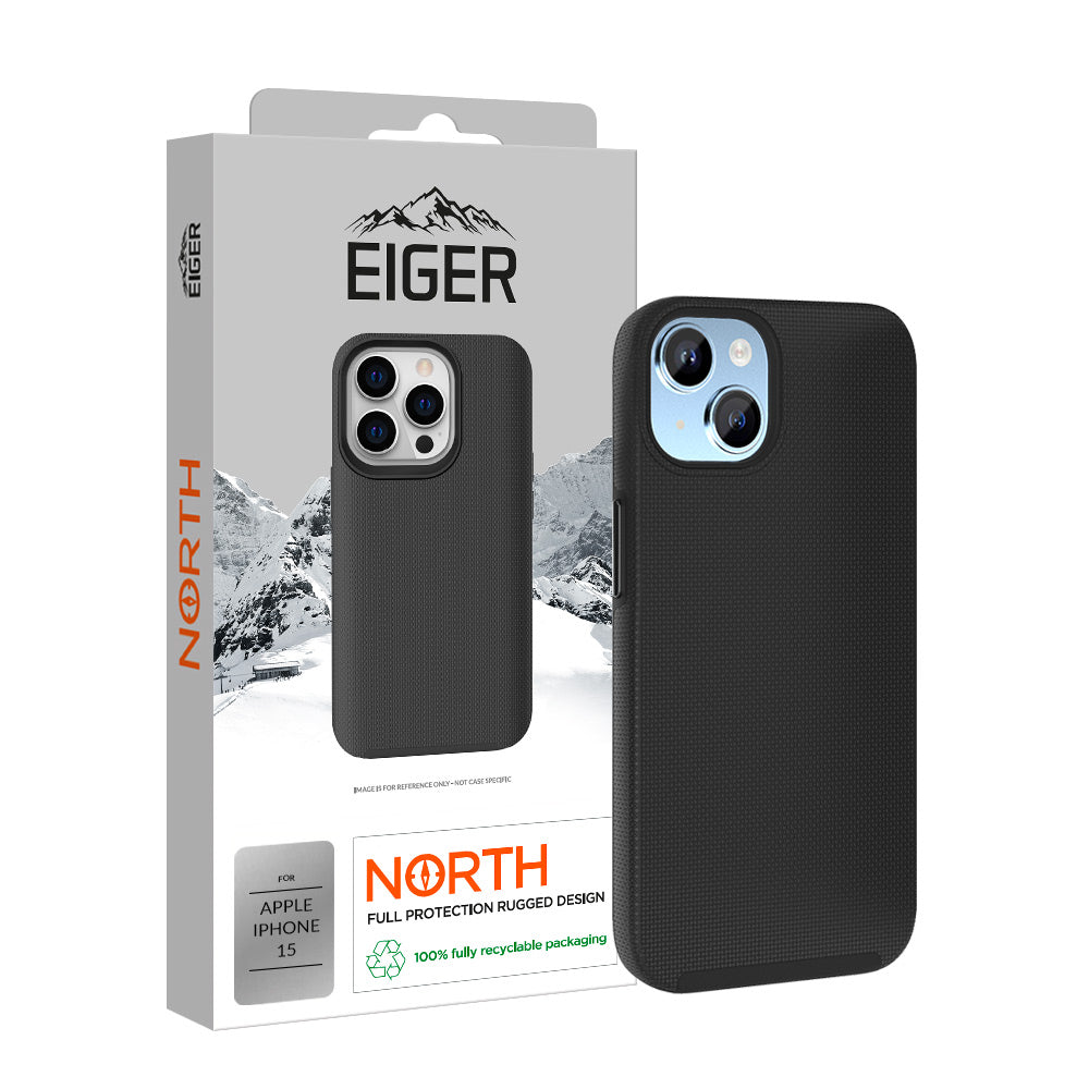 Eiger North Case for Apple iPhone 15 in Black