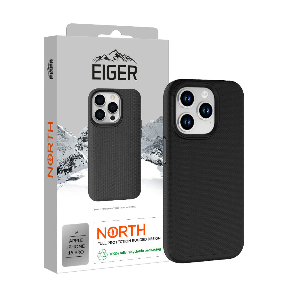 Eiger North Case for Apple iPhone 15 Pro in Black