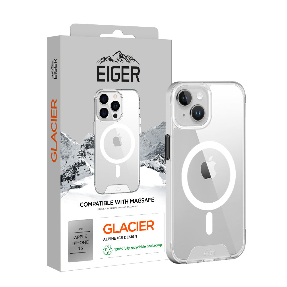 Eiger Glacier Magsafe Case for Apple iPhone 15 in Clear