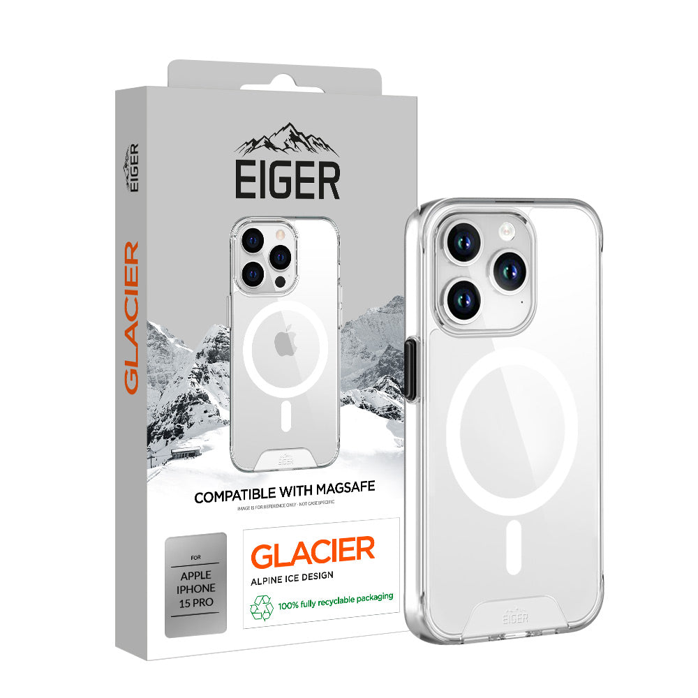 Eiger Glacier Magsafe Case for Apple iPhone 15 Pro in Clear