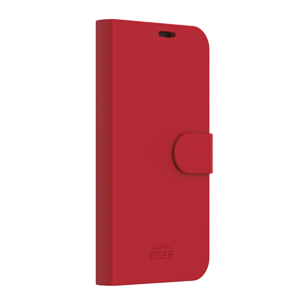 Eiger North Folio Case for Apple iPhone 15 in Red