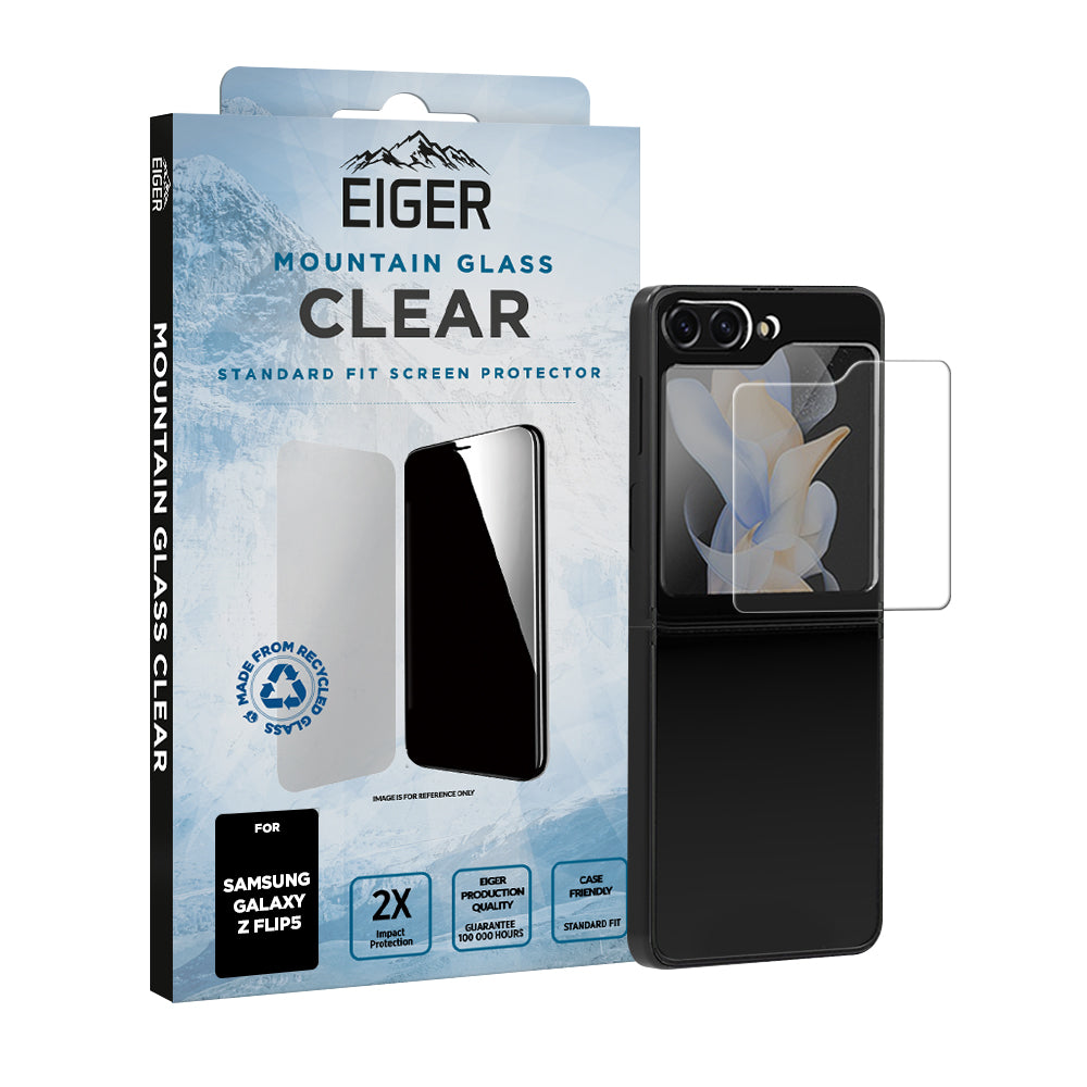 Eiger Mountain Glass CLEAR for Samsung Galaxy Z Flip5