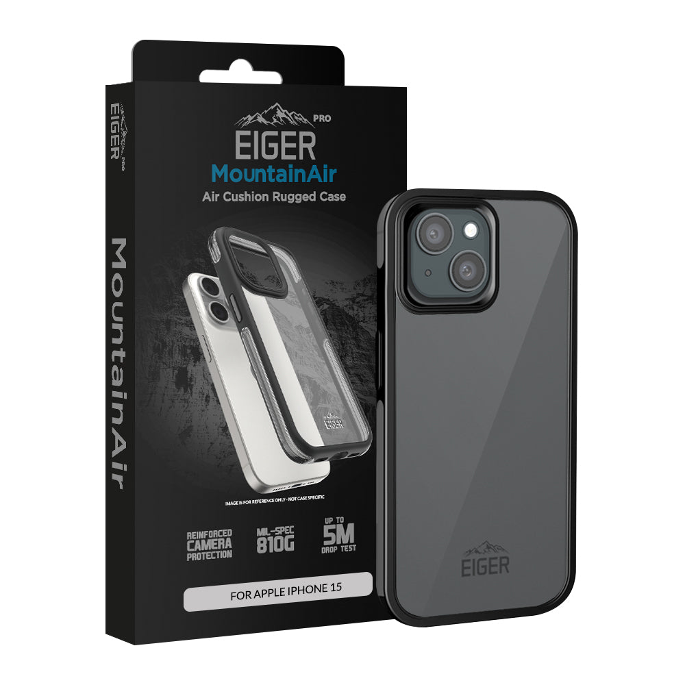 Eiger Pro MountainAir Case for Apple iPhone 15 in Black