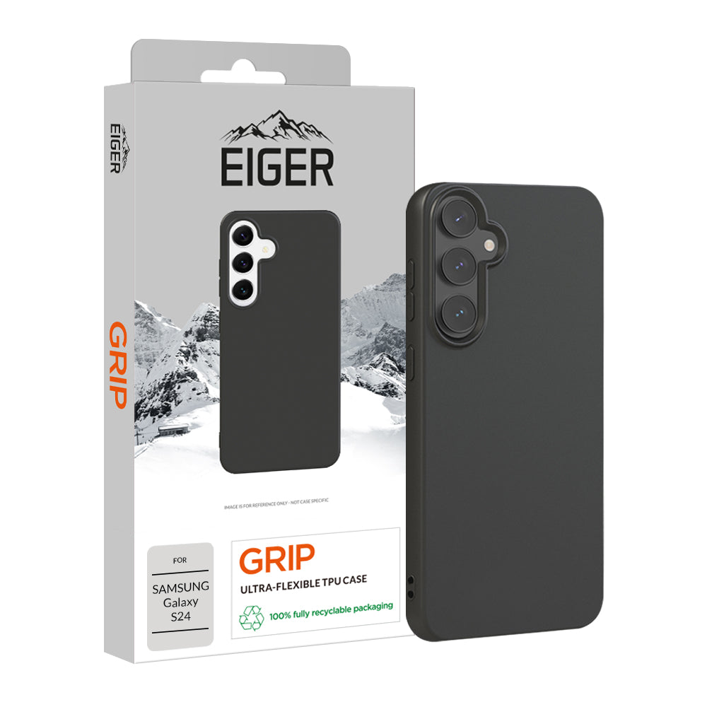 Eiger Grip Case for Samsung Galaxy S24 in Black