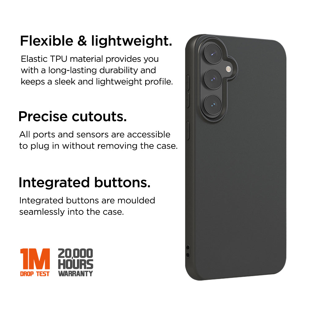 Eiger Grip Case for Samsung Galaxy S24 in Black