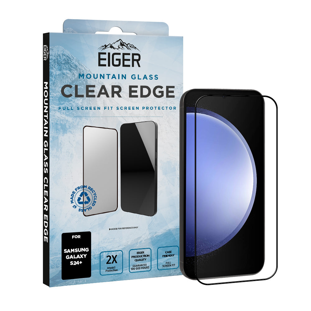 Eiger Mountain Glass CLEAR EDGE Screen Protector for Samsung S24+