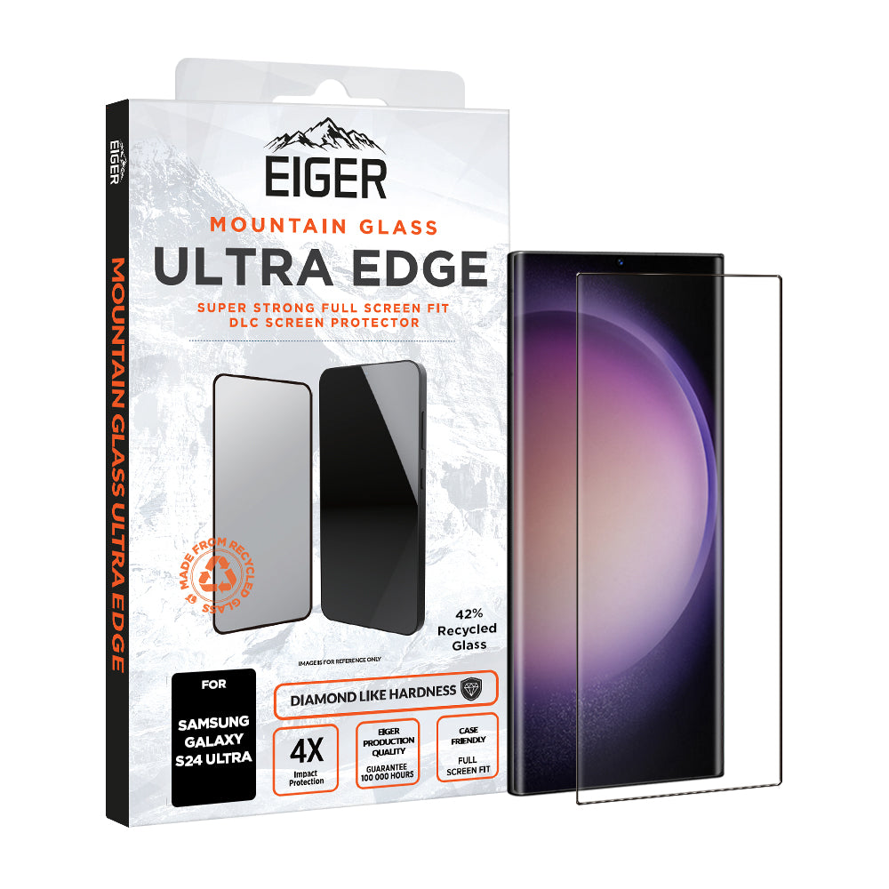 Eiger Mountain Glass ULTRA EDGE Screen Protector for Samsung Galaxy S24 Ultra