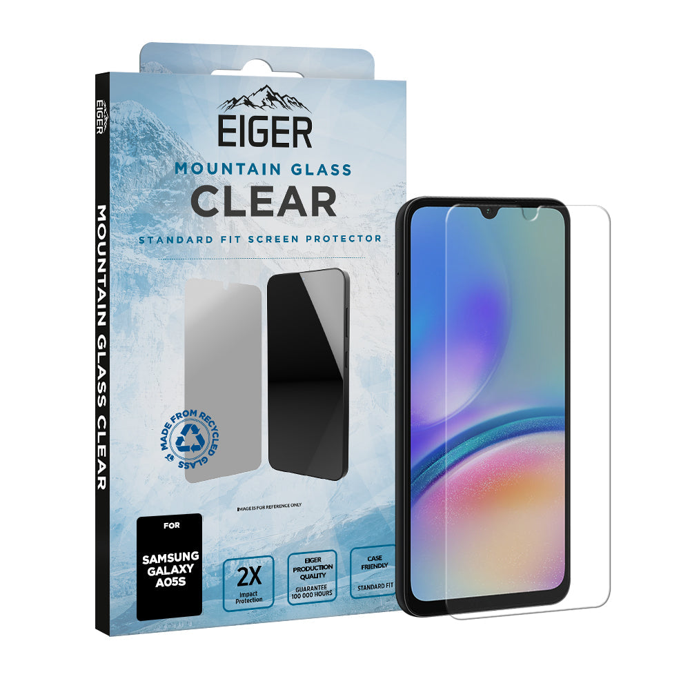 Eiger Mountain Glass CLEAR Screen Protector for Samsung A05s