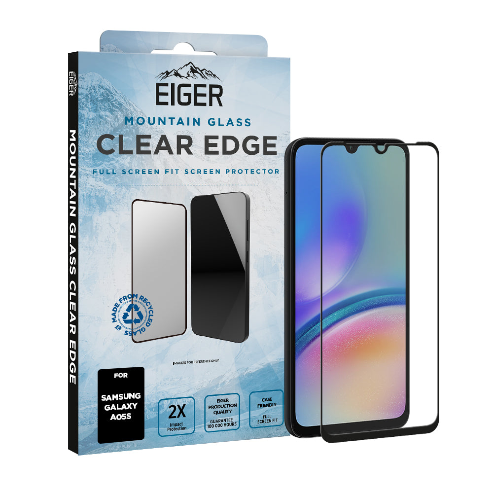 Eiger Mountain Glass CLEAR EDGE Screen Protector for Samsung A05s