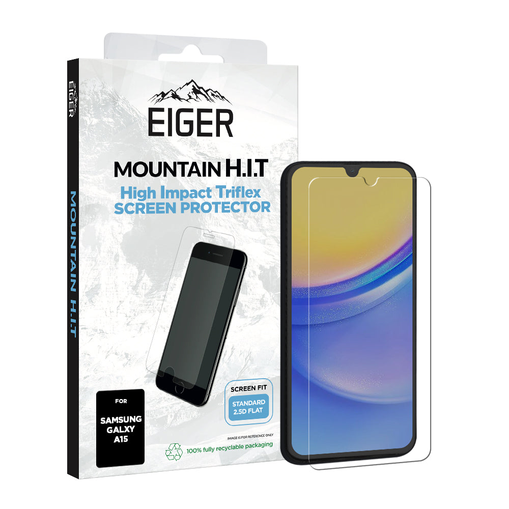 Eiger Mountain H.I.T Screen Protector for Samsung Galaxy A15