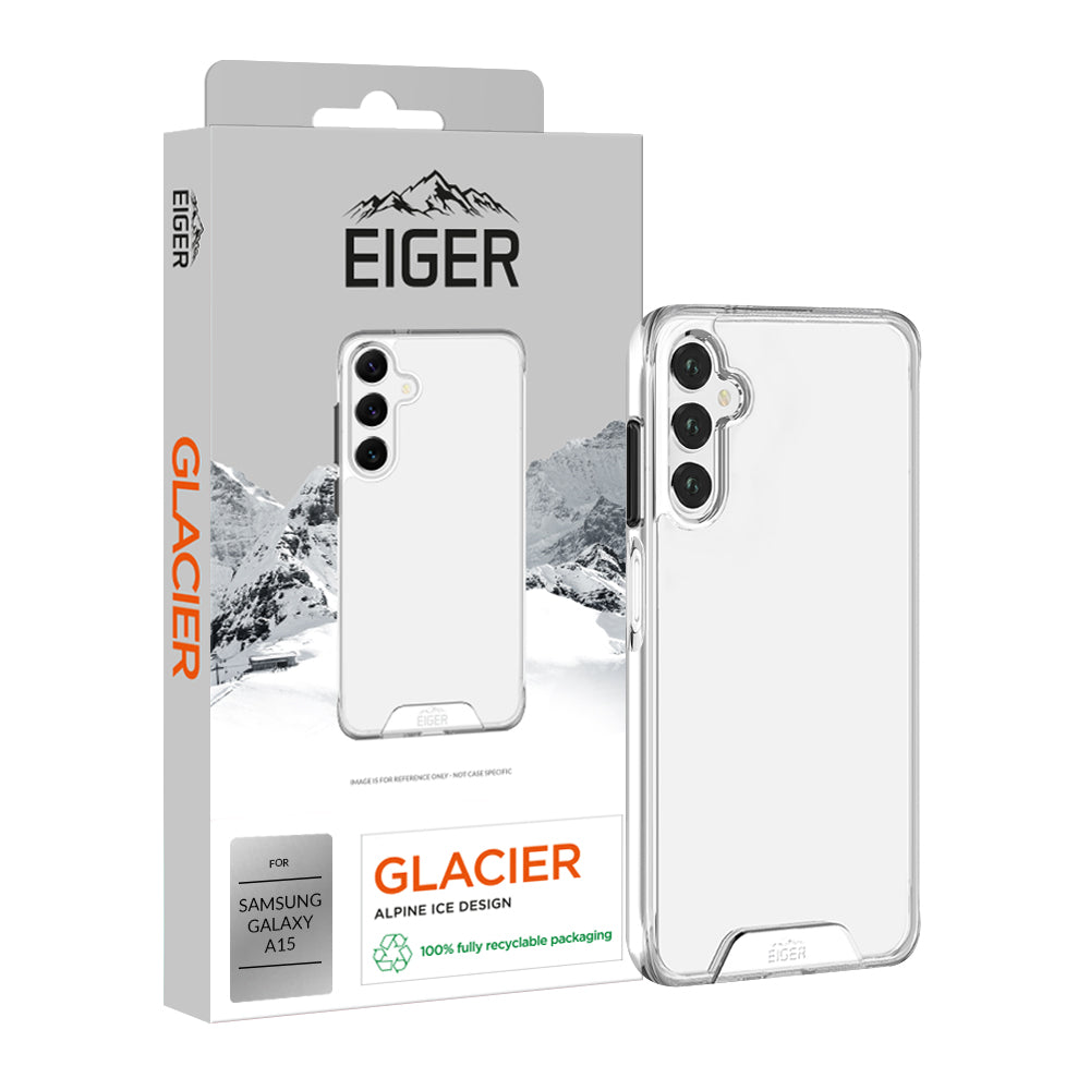 Eiger Glacier Case for Samsung A15 in Clear