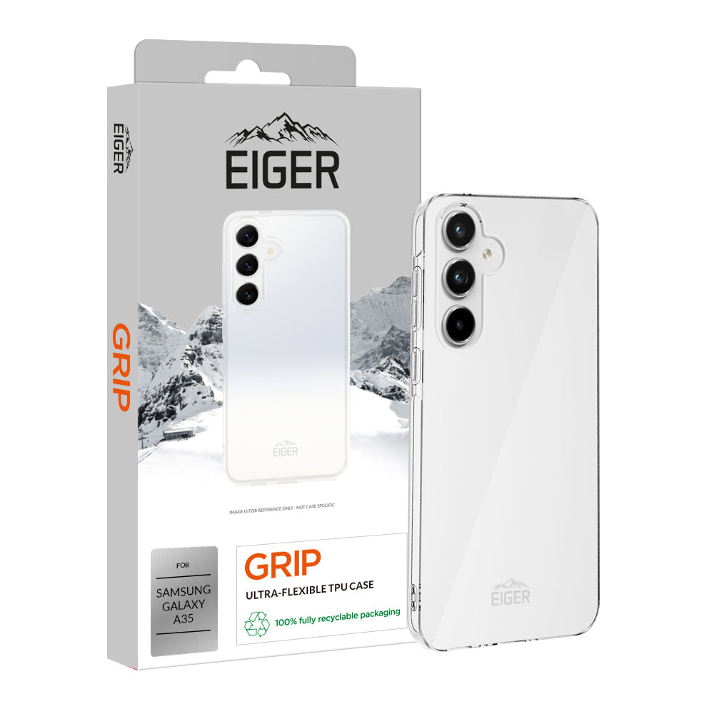 Eiger Grip Case for Samsung Galaxy A35 in Clear