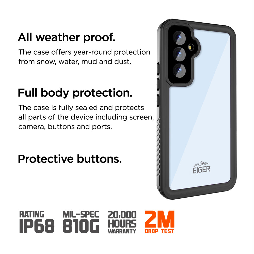 Eiger Avalanche Case for Samsung A54 5G in Black