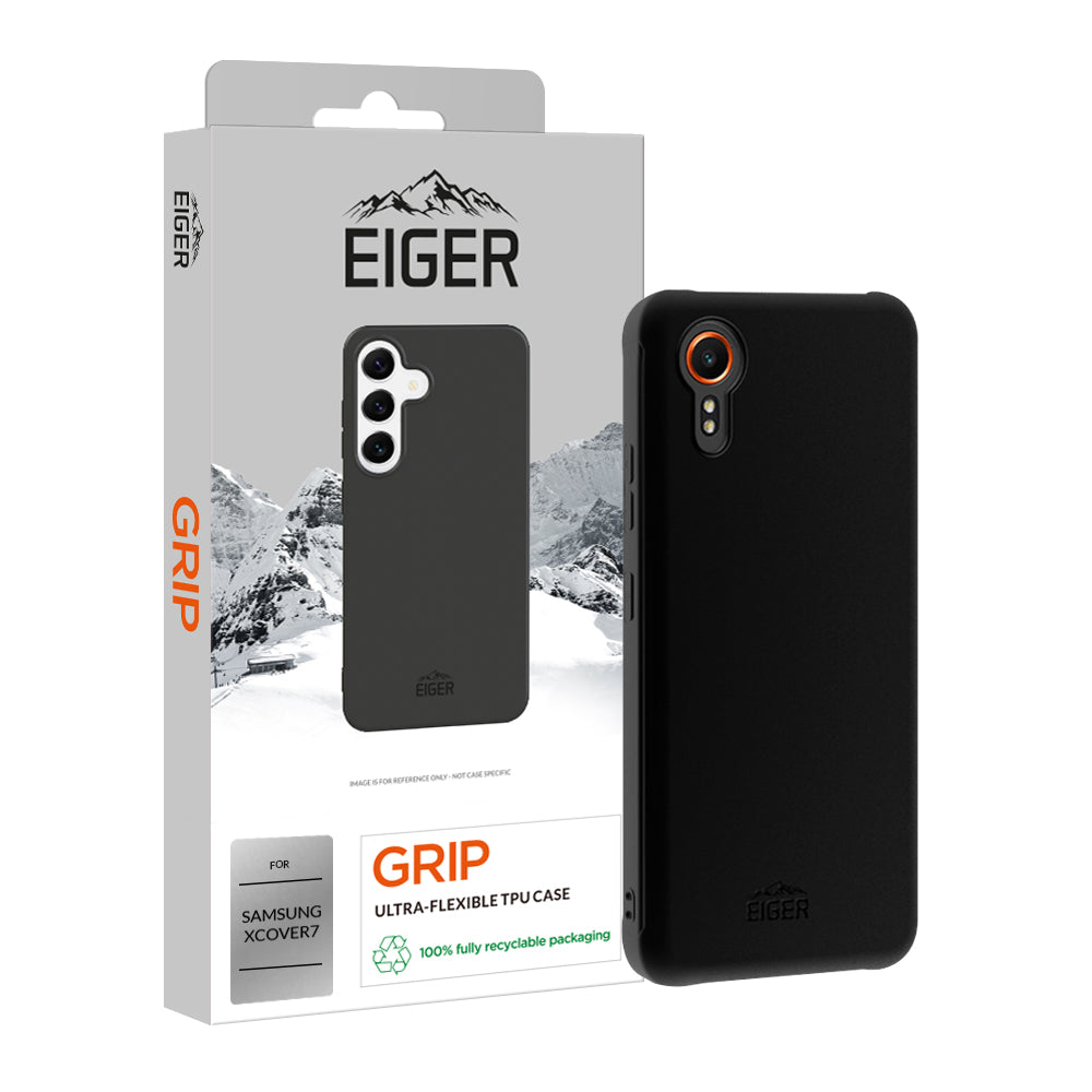 Eiger Grip Case for Samsung Galaxy Xcover7 in Black