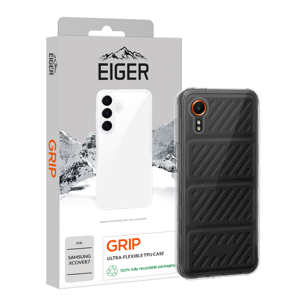 Eiger Grip Case for Samsung Galaxy Xcover7 in Clear