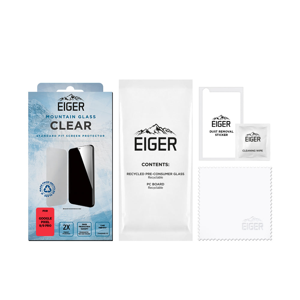 Eiger Mountain Glass CLEAR for Google Pixel 9/9 Pro