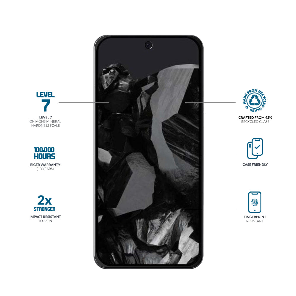 Eiger Mountain Glass CLEAR for Google Pixel 9/9 Pro