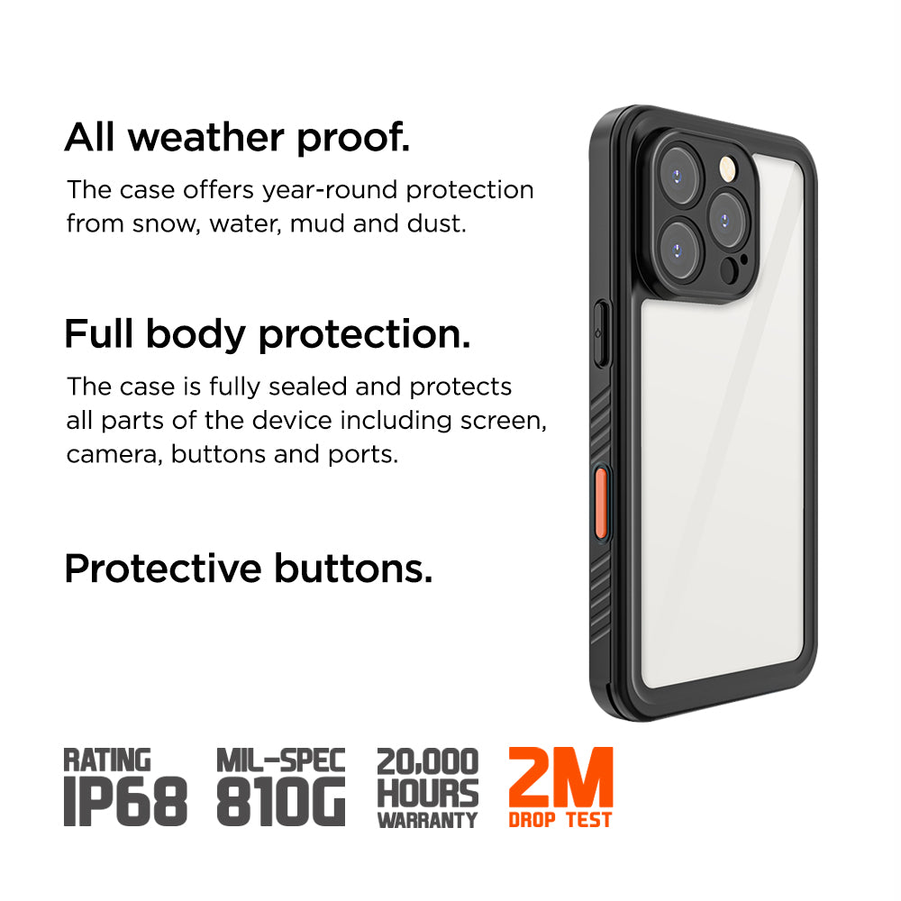 Eiger Avalanche Case for Apple iPhone 16 Pro in Black