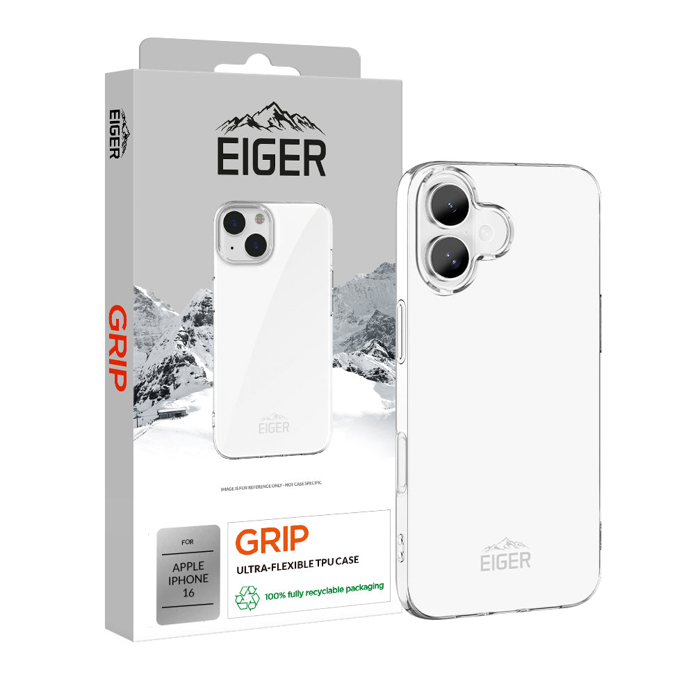 Eiger Grip Case for Apple iPhone 16 in Clear