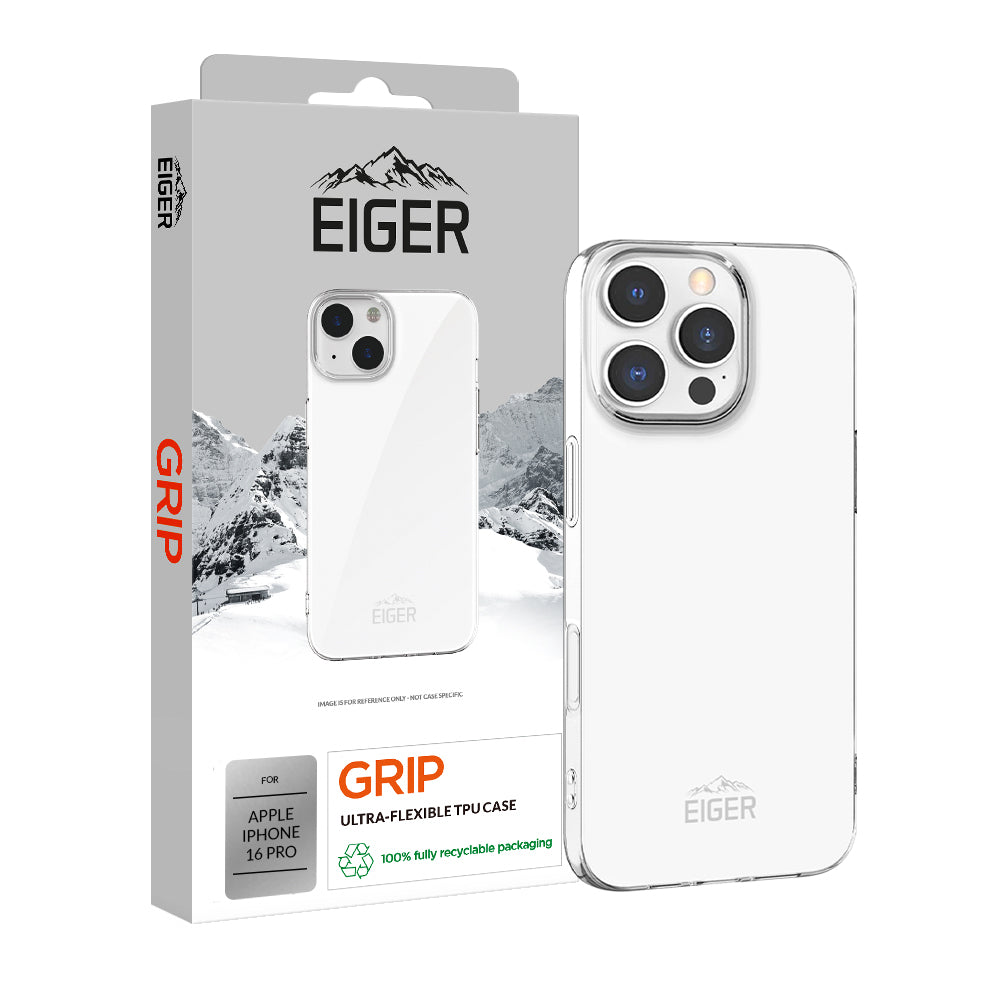 Eiger Grip Case for Apple iPhone 16 Pro in Clear