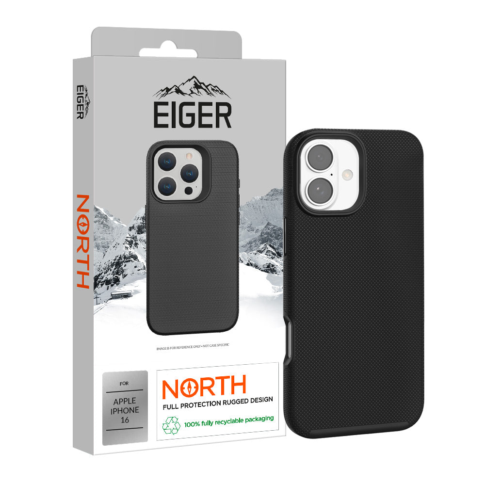 Eiger North Case for Apple iPhone 16 in Black