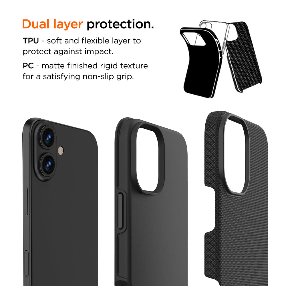 Eiger North Case for Apple iPhone 16 in Black