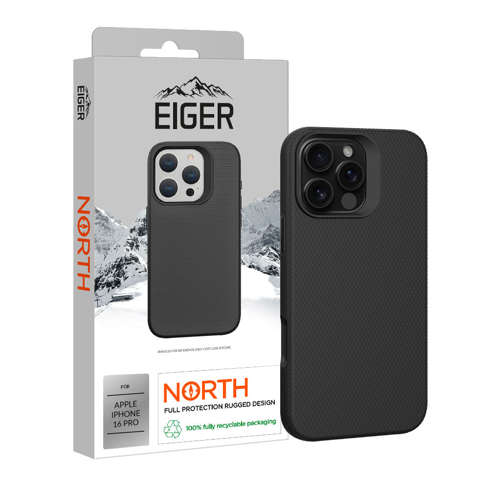 Eiger North Case for Apple iPhone 16 Pro in Black