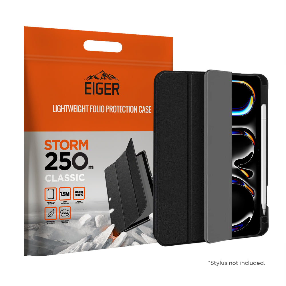 Eiger Storm 250m Classic Case for iPad Pro 13 (2024) in Black