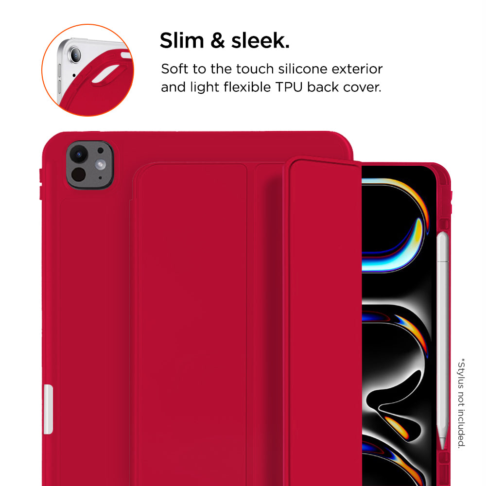 Eiger Storm 250m Stylus Case for iPad Pro 11 (2024) in Red