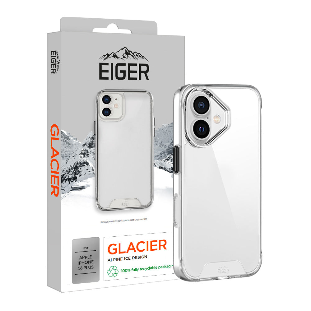 Eiger Glacier Case for Apple iPhone 16 Plus in Clear