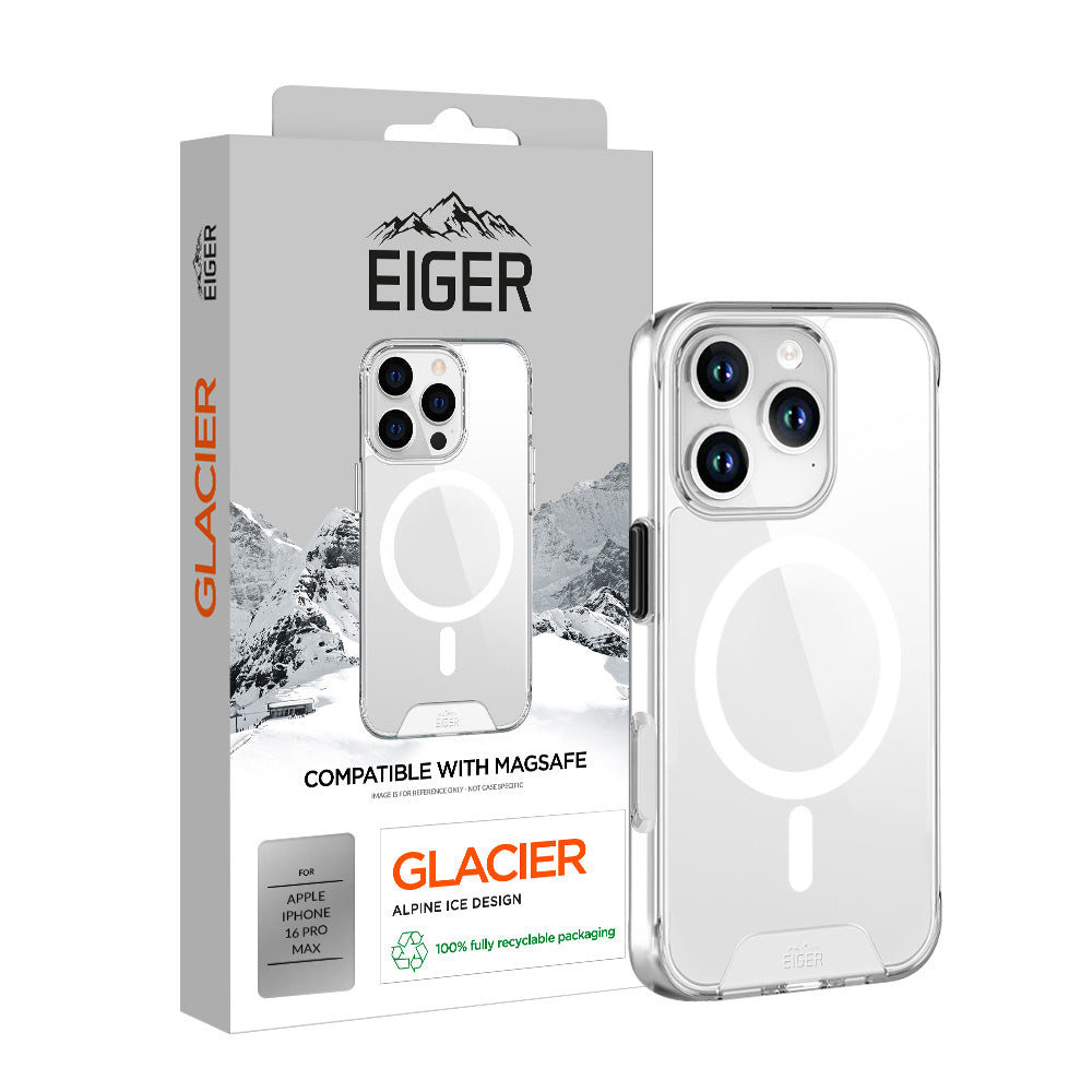 Eiger Glacier MagSafe Case for Apple iPhone 16 Pro Max in Clear