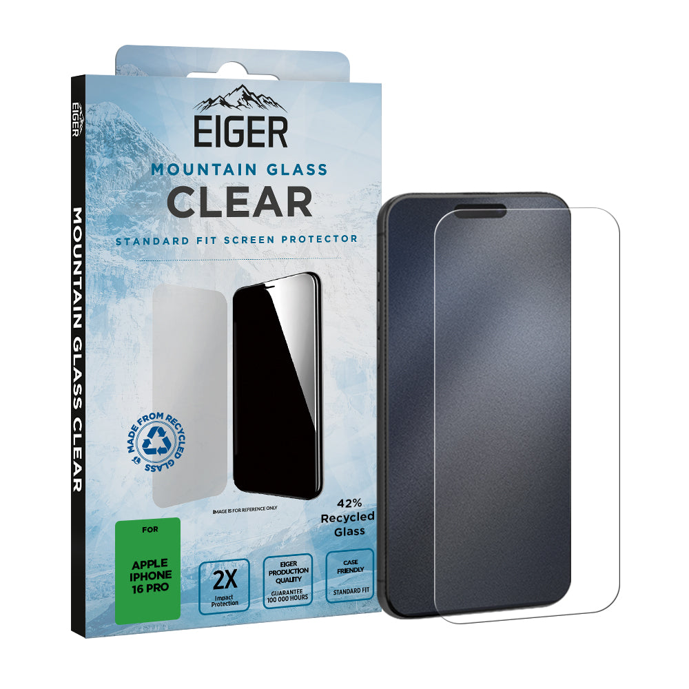 Eiger Mountain Glass CLEAR for Apple iPhone 16 Pro