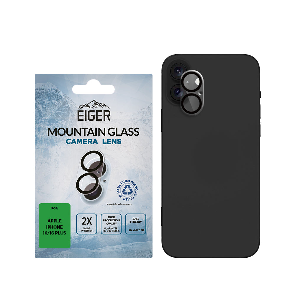 Eiger Mountain Glass LENS Screen Protector for iPhone 16/16 Plus